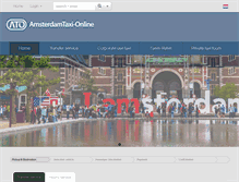 Tablet Screenshot of amsterdamtaxi-online.com